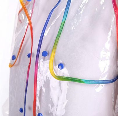 Regenjas Poncho Plastic EVA Material van Multiapplication de Transparante Jonge geitjes