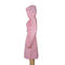ODM Roze Regenjas met Kap 0.15mm lange waterdicht van Dikteeva material