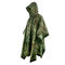 Regen Poncho Waterproof Army Raincoat van de douane de Opnieuw te gebruiken Militaire Camouflage