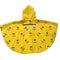 0.15mm Dikte Waterdicht Poncho With Sleeves Multiapplication Yellow